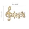 [Music Symbol | Brooch] 1pc Music Symbol Women's Brooch | Collar Pin, Scarf Buckle