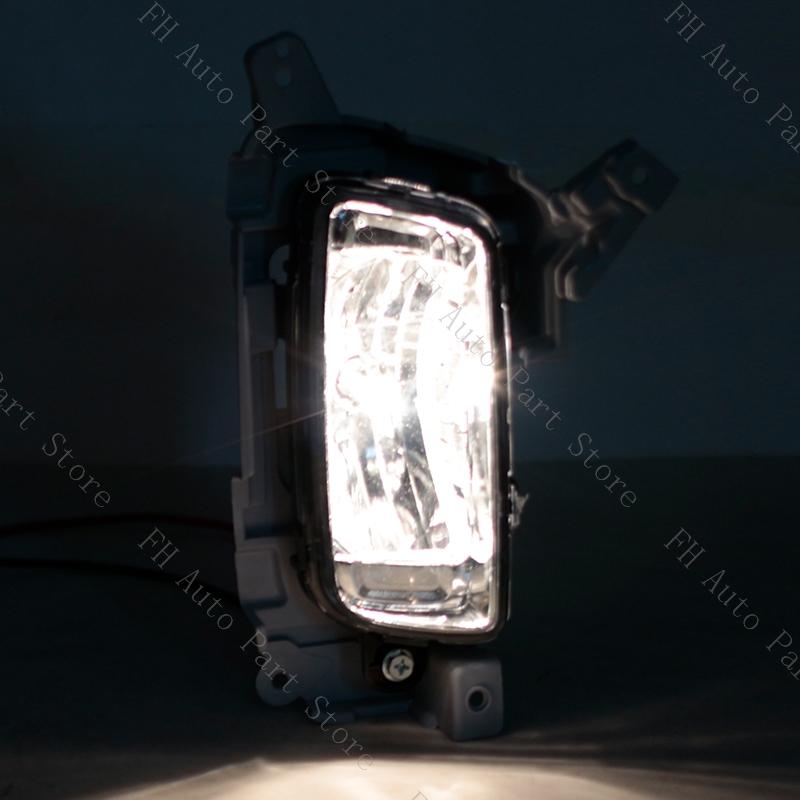 Car Front Bumper Fog Light Lamp Cover Frame Lid Cap For Kia Sorento 2014 2015 Foglight Foglamp