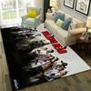 TV Horror The Walking Dead TWD Tappeto per Casa Soggiorno Camera da Letto Divano Zerbino Decorazione, Tappeto Area Gioco Bambini Tappetino Antiscivolo