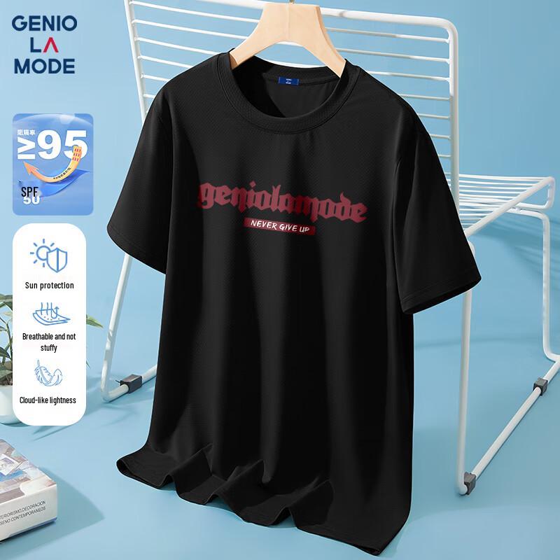 GENIOLAMODE Men s Ice Silk Performance T-Shirt M