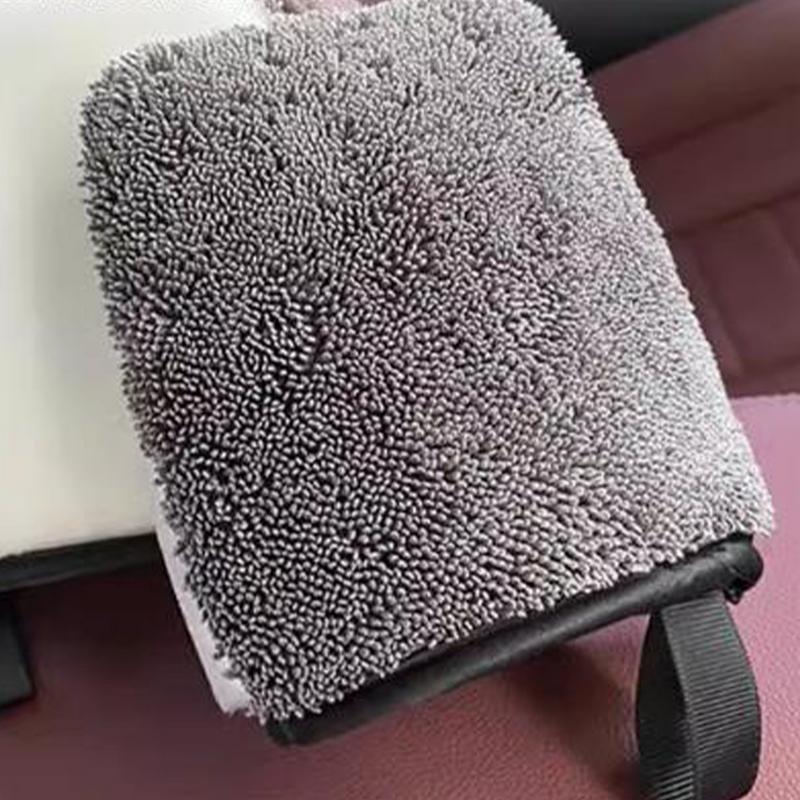 Car Detailing Gloves Auto Interior Paint Wash Mitt Polyester Detailing Tool For Leather Seat Door Instrument Panel Wheel
