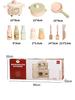 Wooden Play Kitchen Set: Green Refrigerator & Cooking Toys for Kids
