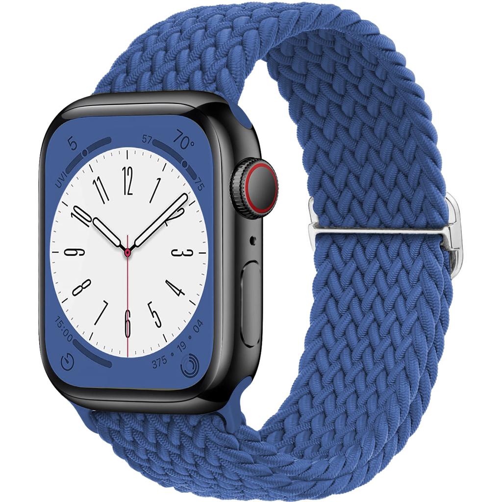 Braided Solo Loop Strap For Apple watch band 44mm 40mm 49mm 45mm 41mm Elastic Nylon bracelet iWatch series 8 3 se 6 7 Ultra 2 9