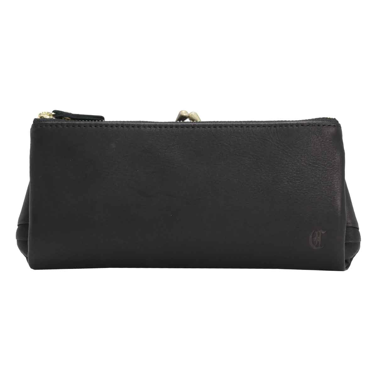 

Credolan Genuine Leather Long Wallet, Women s, Black, CR-CL3639-BK