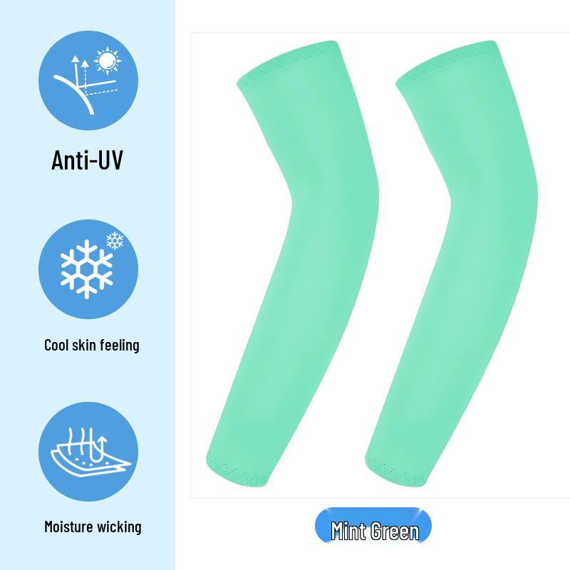 Dünne Anti-Pilling UV-Schutz Radsport-Armlinge für Kinder - Outdoor Eisseide Sonnenschutz-Ärmel
