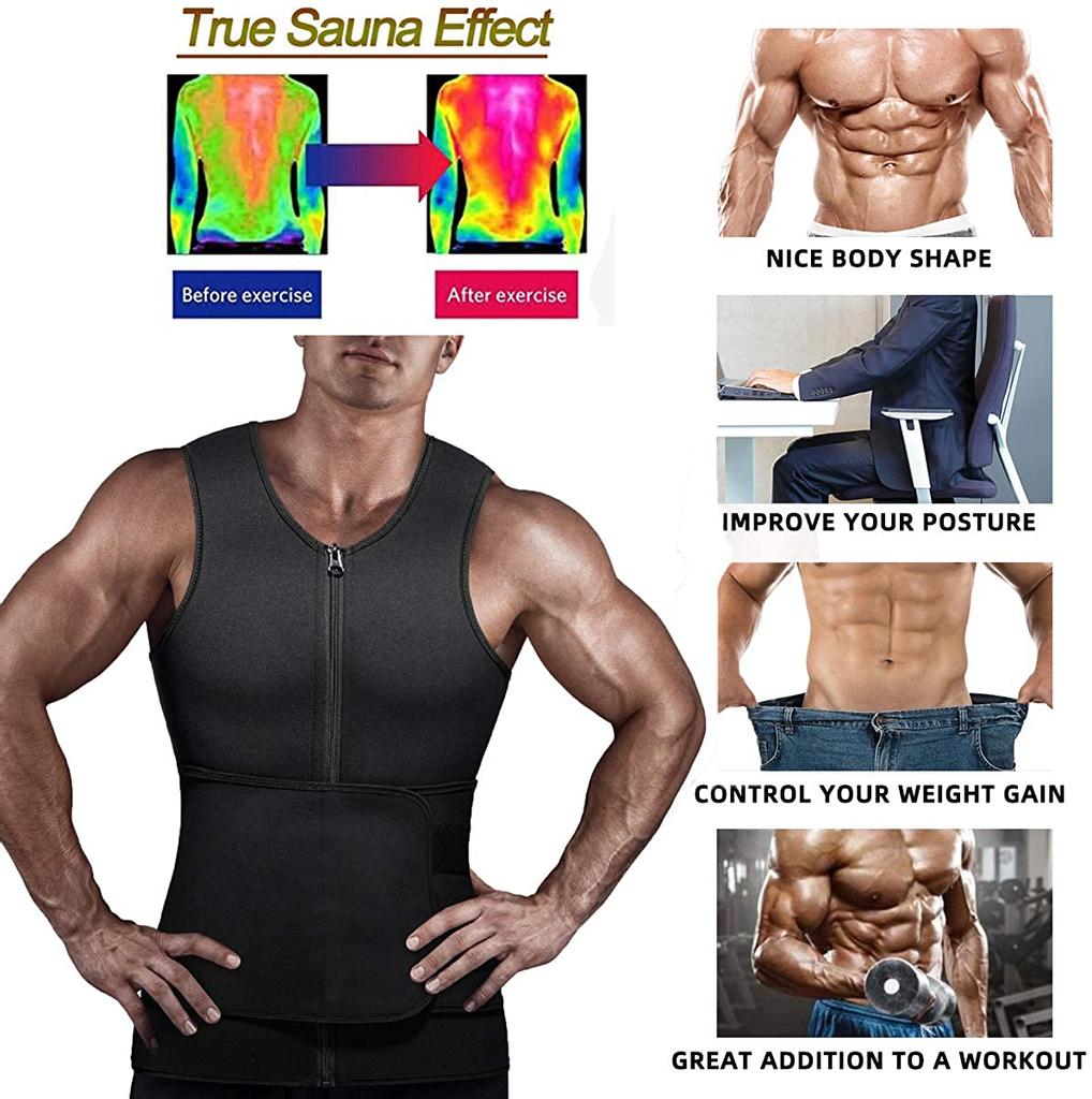 2 in 1 sauna vest and waist trainer