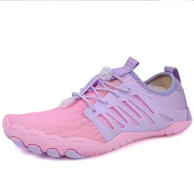 36-46 Chaussures de plage Modèles de couple Séchage rapide Tissu hautement élastique Chaussures de plage en plein air pour hommes Traces de flux de chaussures de voile de sports nautiques