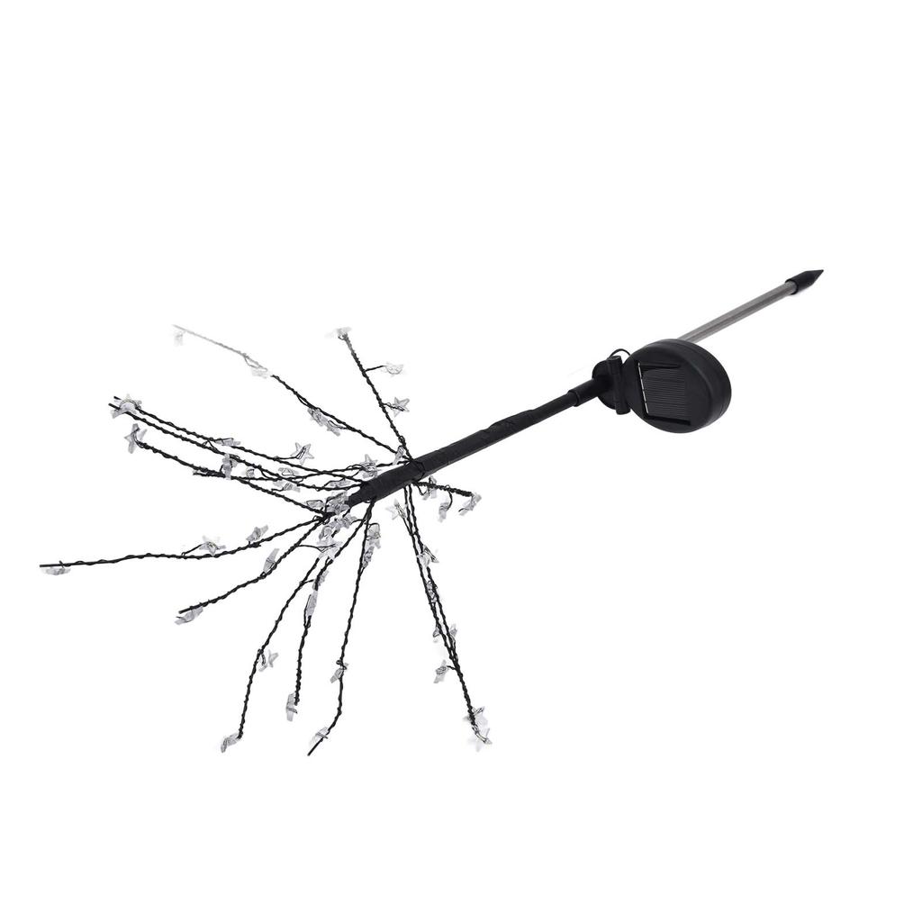 2PCS Solar Lawn Light LED Star Lawn Light Waterproof 2-Mode Courtyard Lamp for Garden Decorative