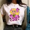 Candy Candy Top Womens Summer T-shirt Girls Graphic Designer Anime Casual Clothing Funny Clothes Womens
