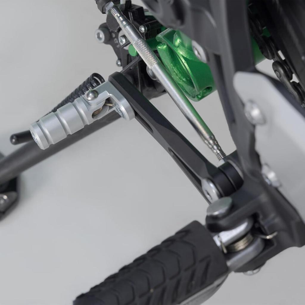 HRuizq Adjustable Shift Pedal Kit for Kawasaki Z900RS/SE CAFE (2018-2024) and Z900 (2017-2024) (Black)