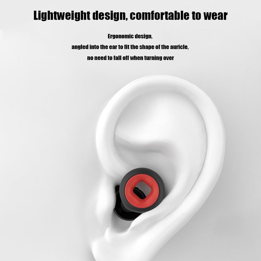 Moto Earplugs for Motorcycles, Motorcycle Ear Plugs Wind, Earplugs for Sleeping Noise Cancelling, Reusable Silicone Ear Plugs, Reduce Wind Noise Ear