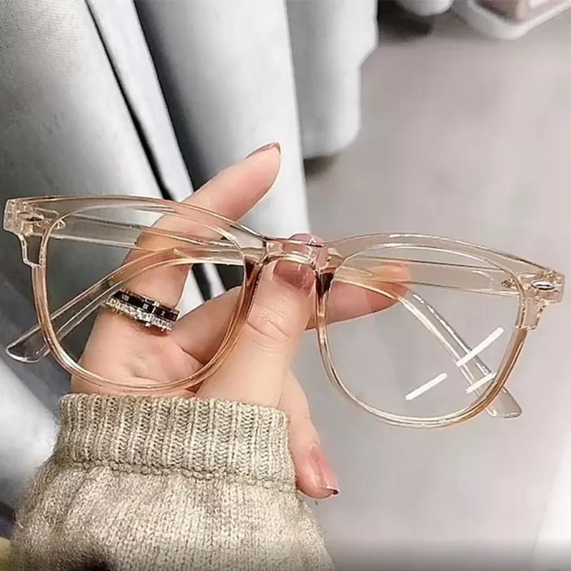 -1.0-1.5-2.0-2.5-3.0 To -6.0 Transparent Finished Myopia Glasses Men Women Black Eyeglasses Prescription Shortsighted Eyewear