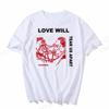 Love Tear Us Apart Lil Peep T Shirt Unisex Fashion T-shirts Cotton Tshirt Kids Hip Hop Tops Tees Rapper Tshirt Unisex Tshirt Boy Tee