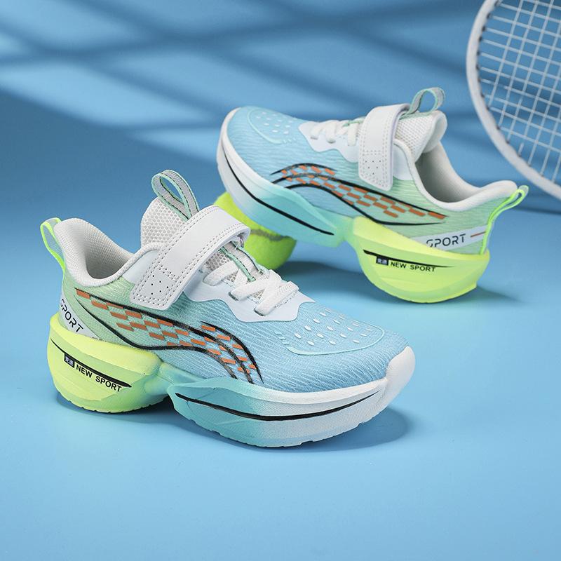 

Путянь сетка однослойная сетка дышащие липучки детские спортивные кроссовки мальчики и девочки подростки кроссовки для бега 31