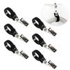 10pcs Heavy Type Plastic Tube Mounting Clip Adjustable Hose Clamps for Exhaust Systems Ducts and Projects