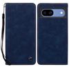 For Google Pixel 8a Case Lines Pattern Wallet Leather Phone Cover with Strap