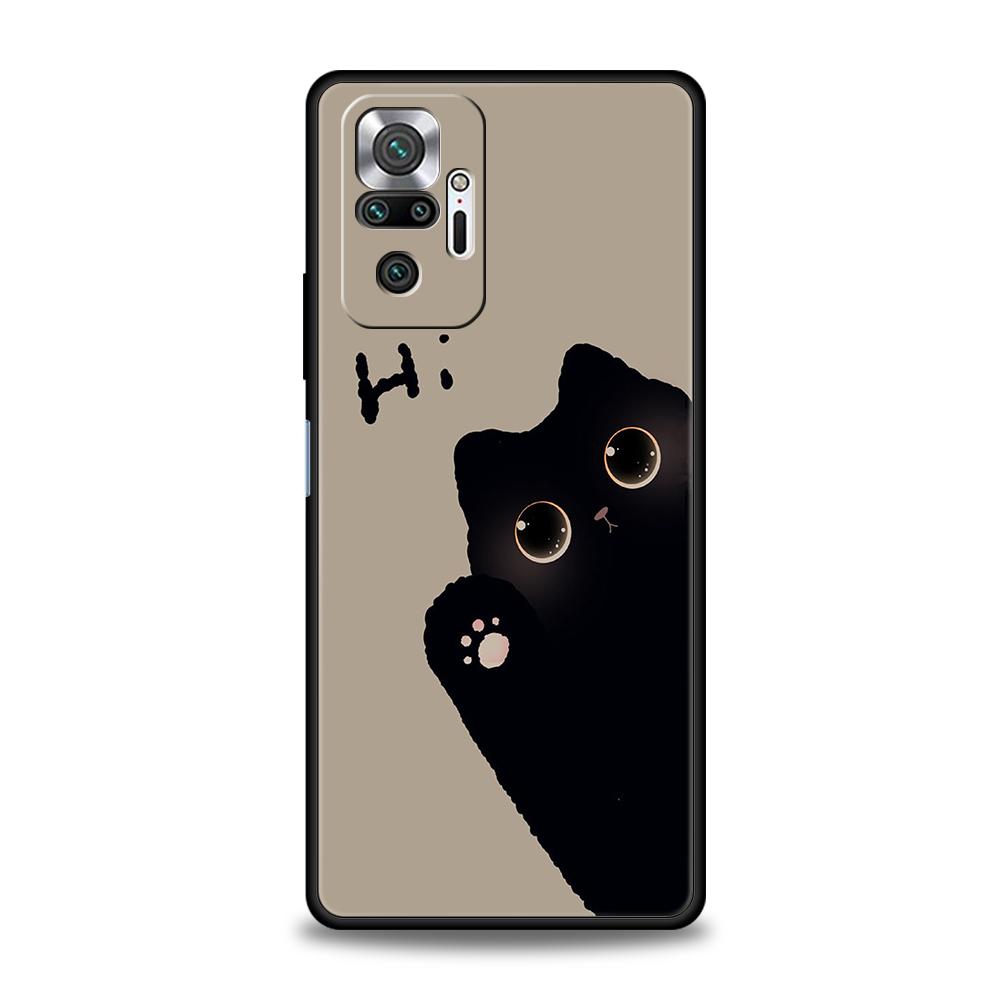

Cartoon Funny Cat Phone Case Cover for Redmi 14C 10C Note 14 13 12 10 11 Pro Plus 7 8T K40 K50 Gaming Pro Plus 5G Soft Shell Bag Redmi Note 14 Pro