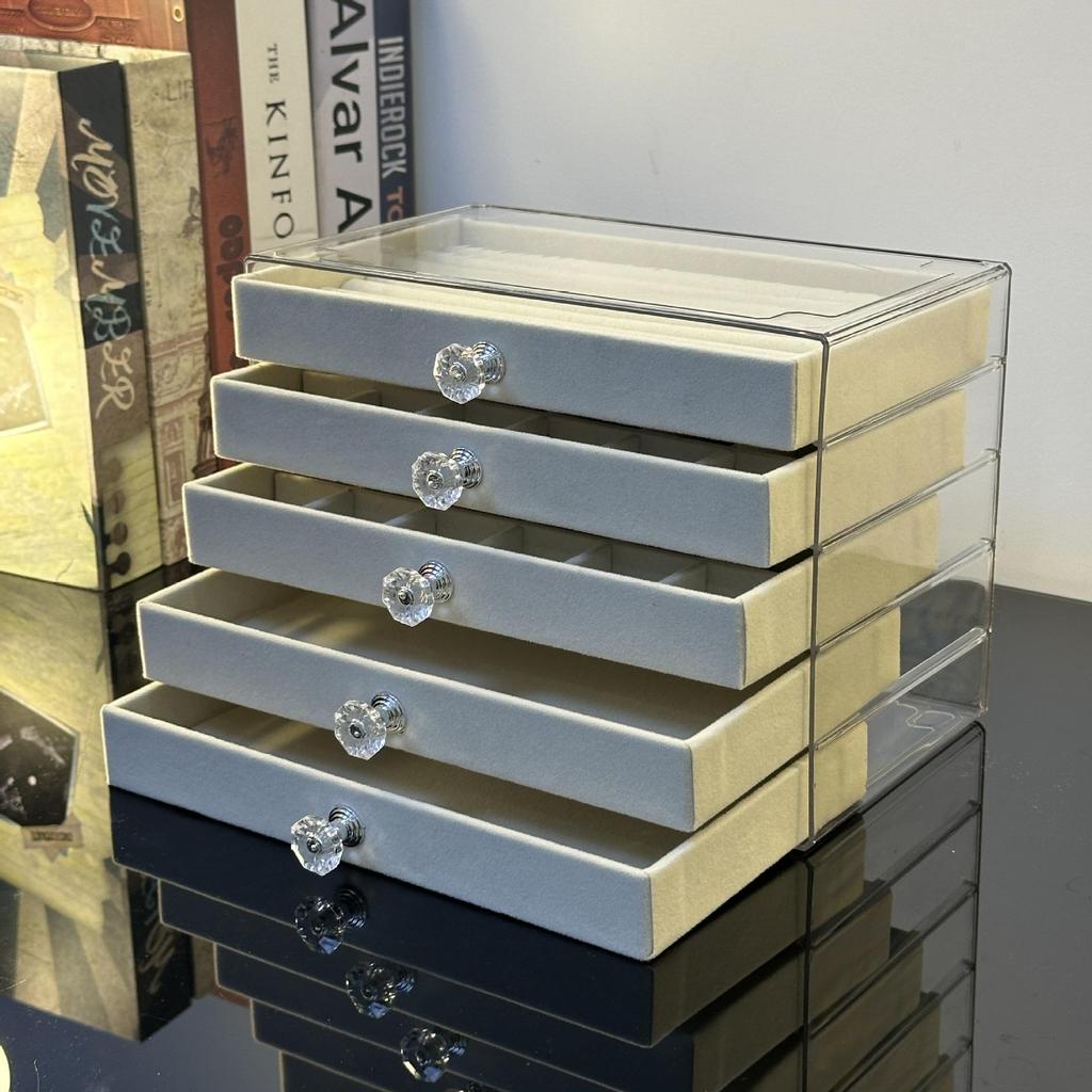 Elegant Multi-Layer Jewelry Storage Box for Necklaces & Earrings, Large Capacity Gift Box
