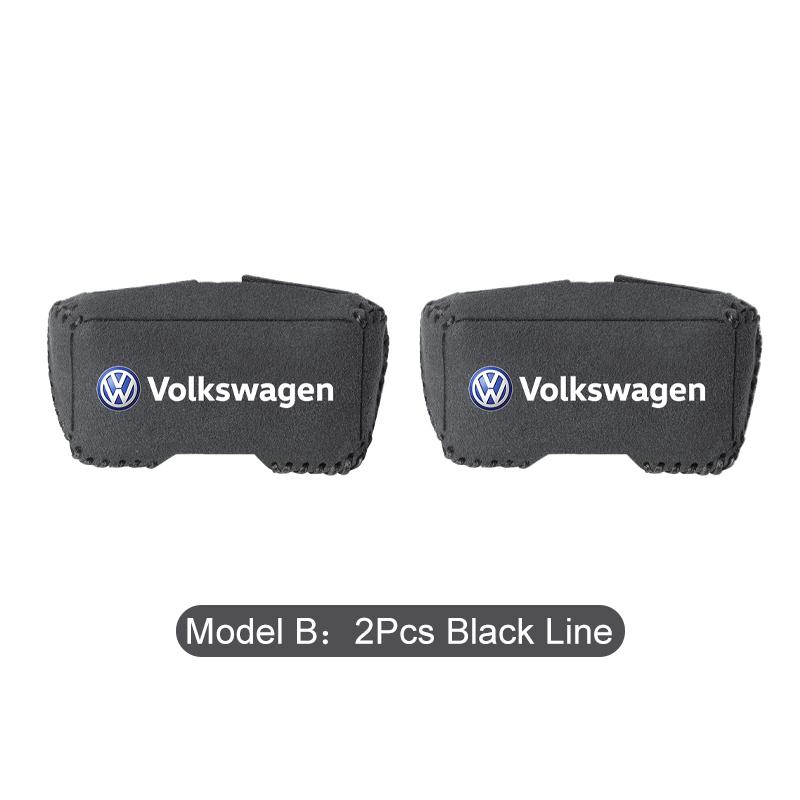 Volkswagen Car Emblem Seat Safety Belt Buckle Cover Interior For VW Golf Amarok T5 Phaeton Teramont ID3 Tiguan T-Cross lczh1