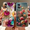 For OPPO A18 A38 CPH2579 CPH2591 Elegant Floral Butterfly Phone Case For Oppo A18 A38 4G Soft Silicone TPU Cases