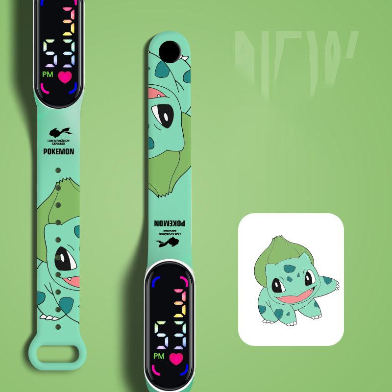 Elektronische Uhr 1 Stück personalisierte Mode Marke bedruckte Armbanduhr Kreative super süße Puppe Geburtstagsgeschenk wasserdicht Touch LED