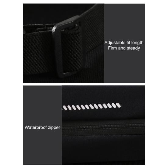 Sport Fanny Pack Double Pockets Large Capacity Multifunctional Waterproof Adjustable Storage Bag Portable Unisex Phone Holder Running Waist