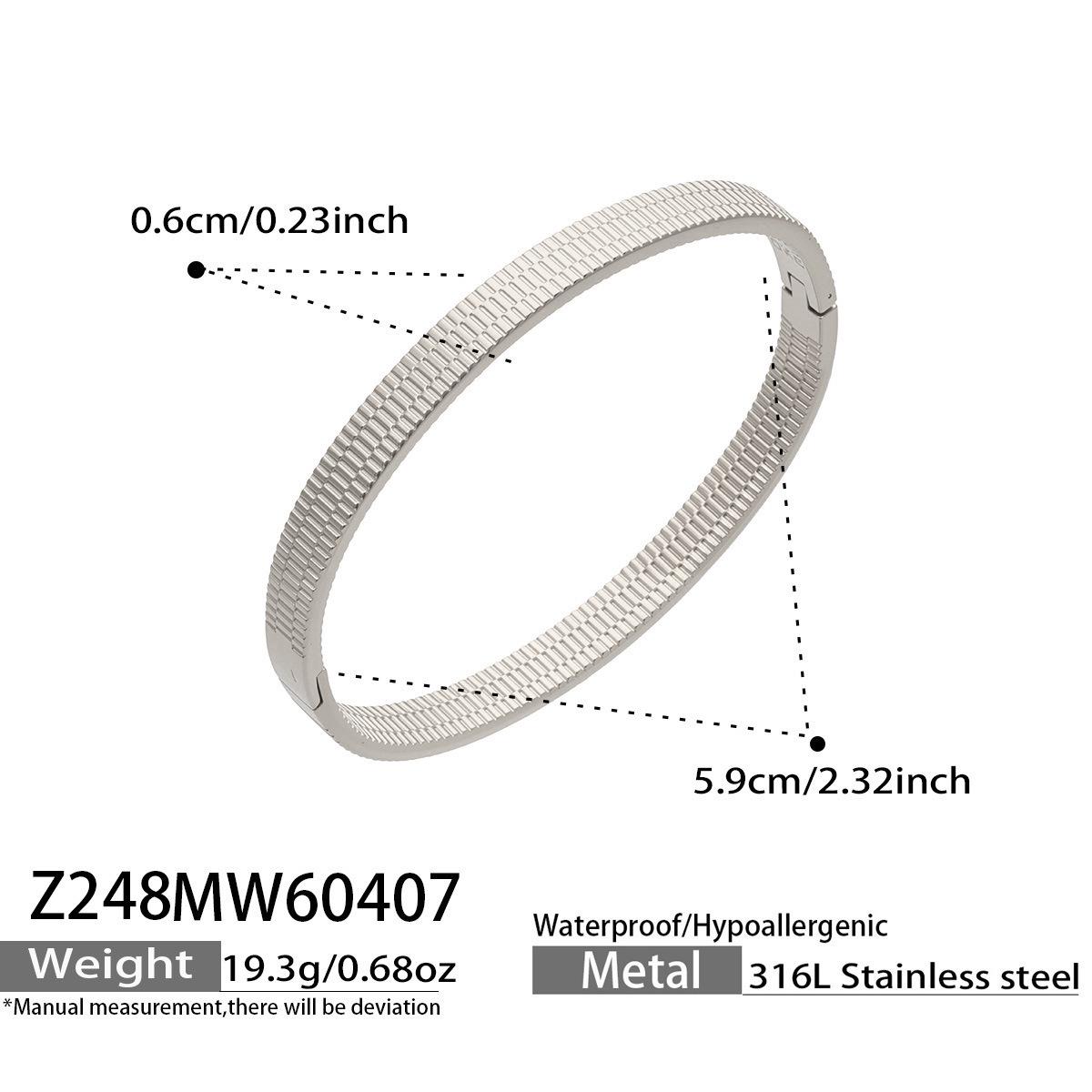 18K Gold Plated European Style Twisted Bracelet, Eco-friendly 316L Stainless Steel, Light Luxury Jewelry.