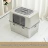All-Steel Enclosed Stainless Cat Litter Box, Odor & Splash Proof, Extra Large