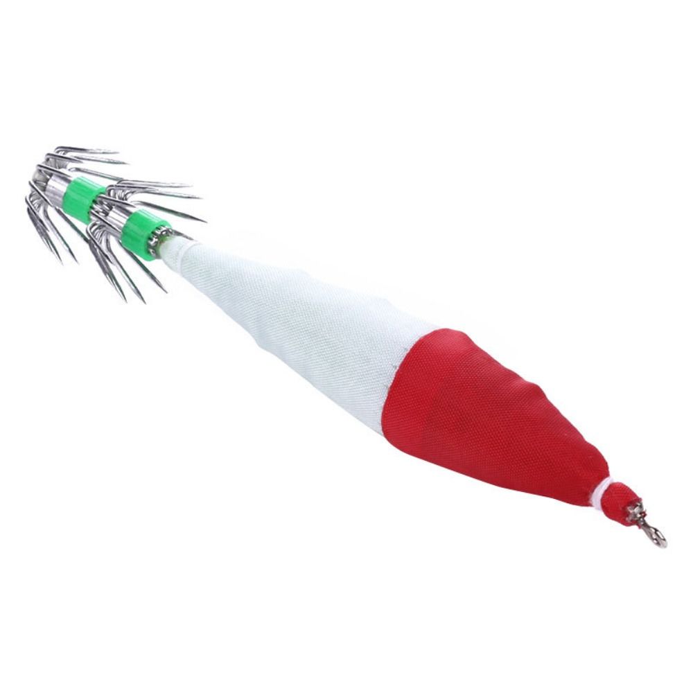 6.3g Wood Shrimp Lure Bright Color Cuttlefish Bait Shrimp Squid Hook Saltwater Fishing Tackle