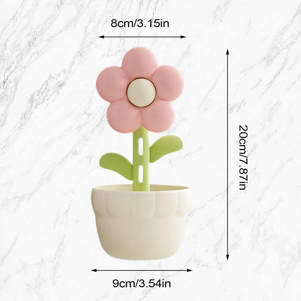 Cute Flower Humidifier Portable 300ml Flower Cute Humidifier Aromatherapy Diffusers For Bedroom Car Toddler Elderly Hotel