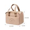 Borsa termica moderna e minimalista per il pranzo per studenti e lavoratori d'ufficio con manico impermeabile
