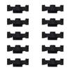 J-ouuo 10pcs Headlight Trim Ring Clip 51132752145 Plastic Front Headlight Bezel Clip Replacement Cooper R55 R56 R57 R58 R59 R60