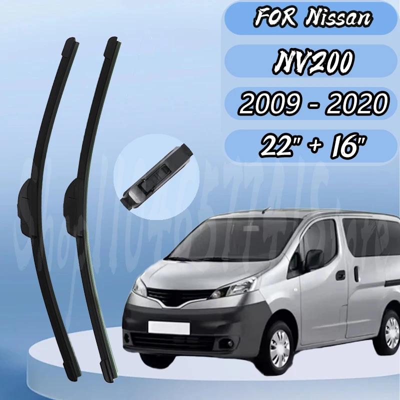 

Car Wiper Front Wiper Blades For Nissan NV200 2009 - 2020 Windshield Windscreen Window Auto Accessories 22 +16