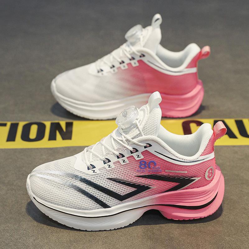 New summer children's running shoes lightweight sports shoes breathable hollow mesh primary school physical education boys and girls