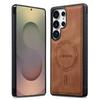 LC.IMEEKE L6 For Samsung Galaxy S24 Ultra Case PU Leather Coated PC TPU Phone Cover Magnetic Case