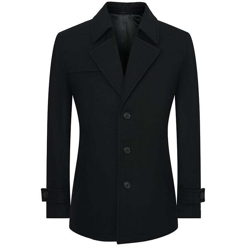 Men's Pure Wool Double-Face Short Coat