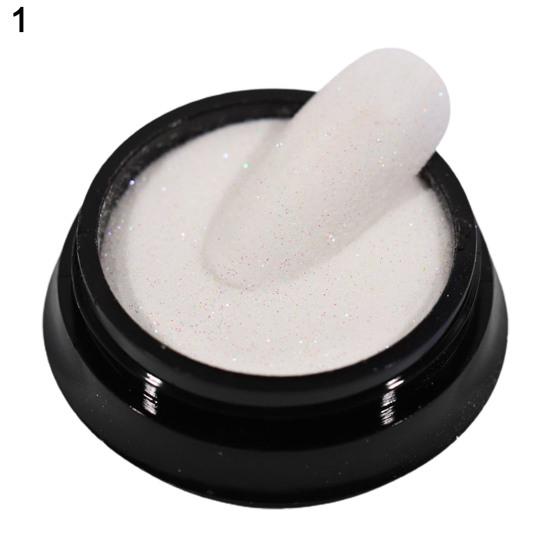 

Порошок для ногтей, пигментированный с эффектом зерна, безопасный сахарный черный, белый пигмент для окунания в пыль для маникюра 1