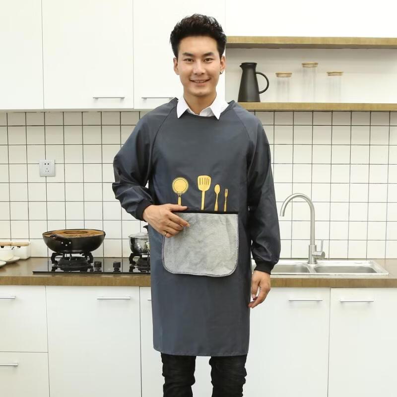 Waterproof Kitchen Apron with Hand Towel