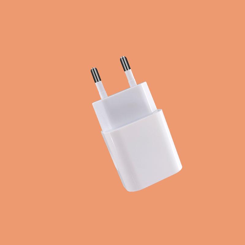 5V 1A EU Standard USB Charger with CE Certification - Fast Charging Earphones & Mobile Phone Adapter