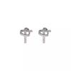 "Little Complex" Delicate and Small Knot Love Stud Earrings for Women. Korean Simple Niche Student Earrings Are Versatile~