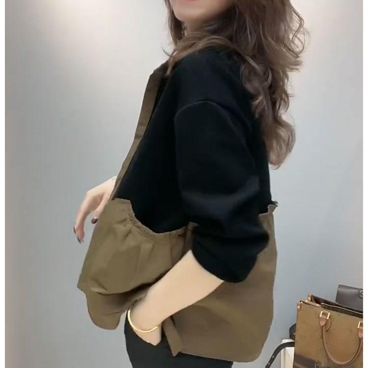 Comfortable Women's Coat with Loose Fit and Dual Pockets Jacket