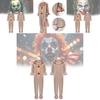 Twisted Clown Cosplay Costume For American Horror Story In Stylish Brown Fabric
