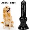 Big Animal Dildo pro muže Ženy Anální kolík Penis Realistické Dilda pro psy Uzel Sexuální hračka Masturbátor pro ženy Potřeby pro dospělé