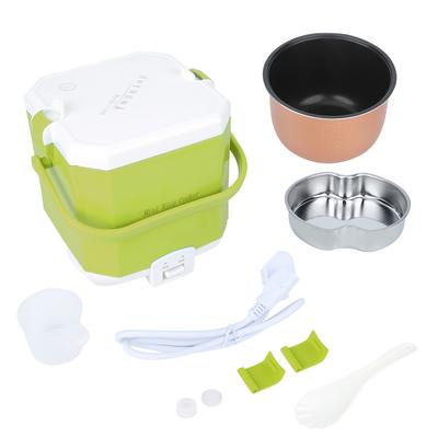 Household Portable Mini Rice Cooker Electric Food Steamer 1.5L   (Green)