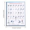 32pcs/set Various Sewing Machine Presser Foot Supplies, Silvery Sewing Machines Feet Kit, DIY Handicraft Sewing Accessories Set