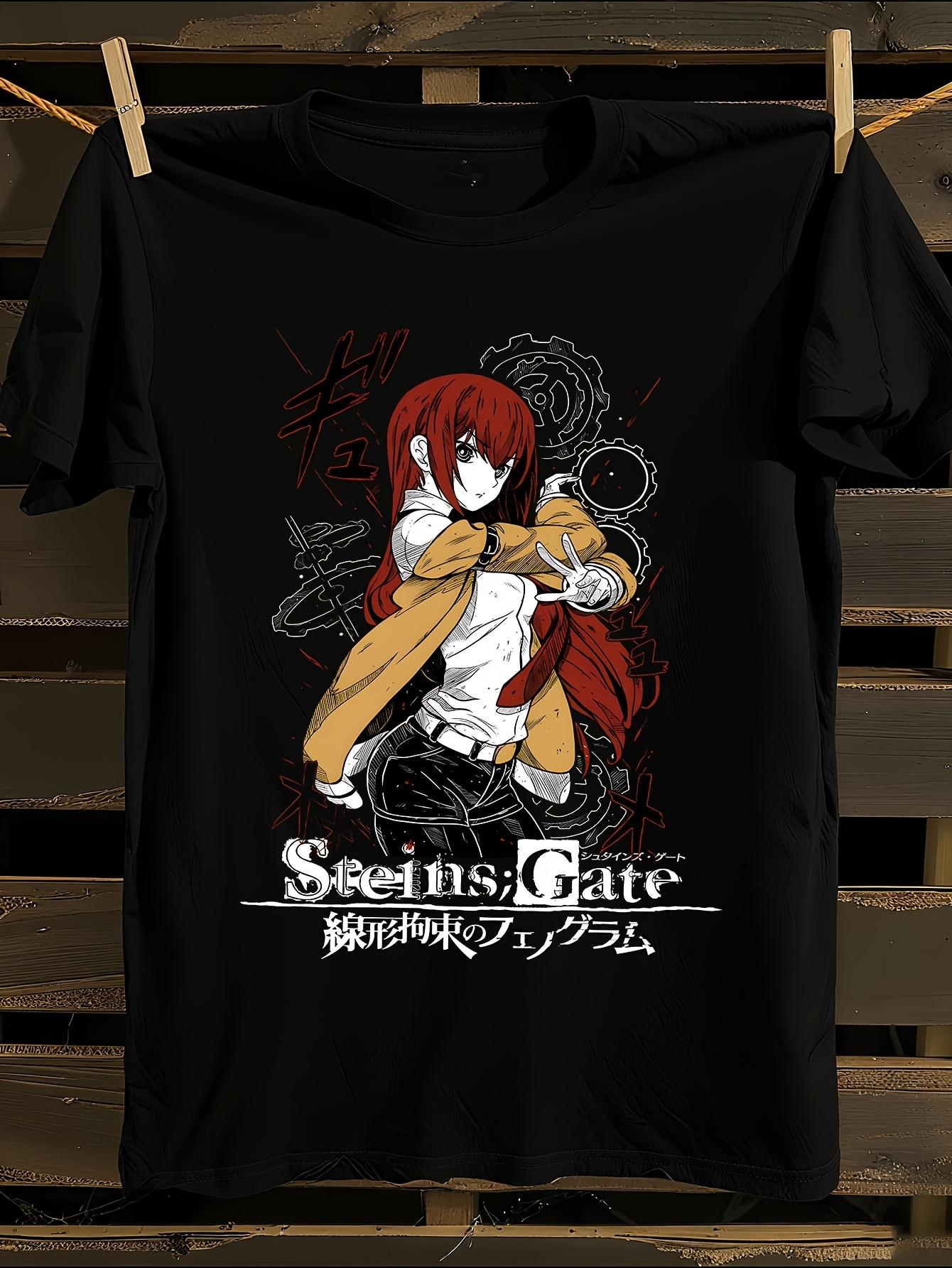 Steins;Gate Anime Tshirt Anime Tshirt M