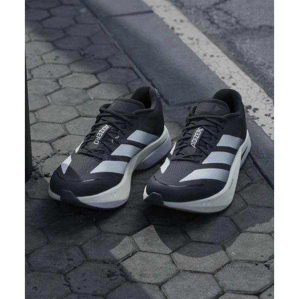 adidas Adizero Boston 13 Siyah Beyaz Gri Erkek Spor Ayakkabı Core-Black Cloud-White Grey-Five JS4938