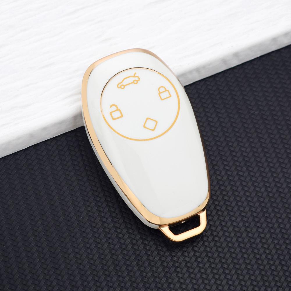 High-Quality Car Key Case Cover For Tpu Car Key Cover Shell For Leapmotor T03 C11 C01 S01 Key Holder Key Chain Auto Accessories