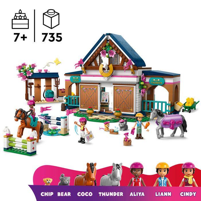 LEGO Friends 42688 L'Écurie et l'École d'Équitation - Jouet de Construction des 7 ans