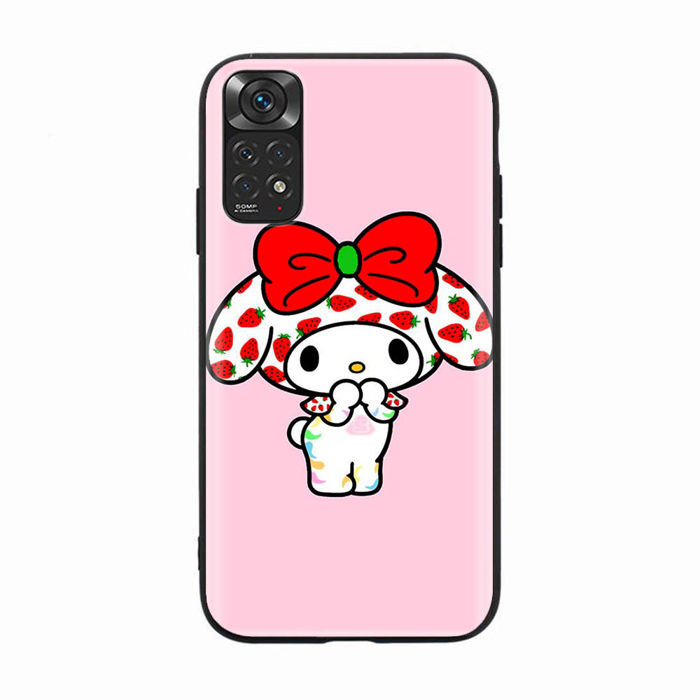 

Чехол H-28 My Melody Black Sofe для iPhone 16 15 Plus 14 13 Mini 12 11 Pro 8 6 6S SE 5 XR XS Max Realme C30 C33 C32 9I VIVO V29 V27 V23 Y36 Huawei Y9 Prime 2019 олений